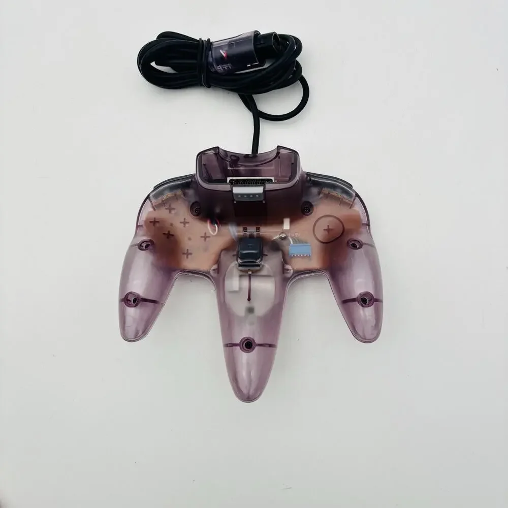 Nintendo 64 N64 OEM Clear Atomic Purple Controller Tight Stick, Working / Tested
